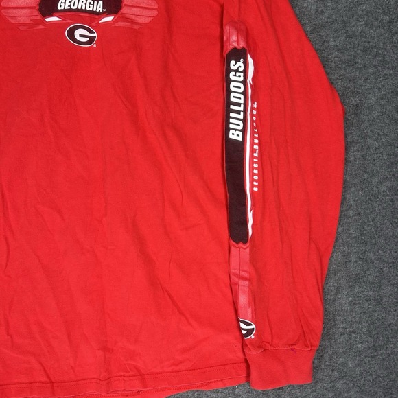 VTG University of Georgia Bulldogs Shirt Mens L Long Sleeve center swoosh Y2K - Picture 3 of 14